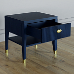 Прикроватная тумбочка с ящиком Elsa Dreams Blue варинант исполнения - 2 | Loft Concept в Перми