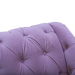 Кушетка фиолетовая с мягкой обивкой из велюра Michael Couch варинант исполнения - 4 | Loft Concept в Перми