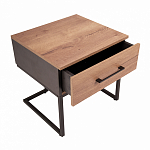 Тумба прикроватная с ящиком в стиле лофт Urban Style Space варинант исполнения - 2 | Loft Concept в Перми