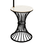 Торшер с абажуром и приставным столом Fazio Lighting and Furniture Floor Lamp варинант исполнения - 2 | Loft Concept в Перми