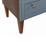 Комод серый из массива бука с 3-мя ящиками Wenge Light варинант исполнения - 4 | Loft Concept в Перми