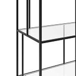 Стеллаж из металла и стекла Menzie Metal Rack варинант исполнения - 3 | Loft Concept в Перми