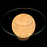 Торшер - журнальный стол Cryptocrystalline Stone варинант исполнения - 7 | Loft Concept в Перми