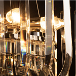 Бра цвета никель с изогнутыми хрустальными элементами Radiant Ribbons варинант исполнения - 7 | Loft Concept в Перми