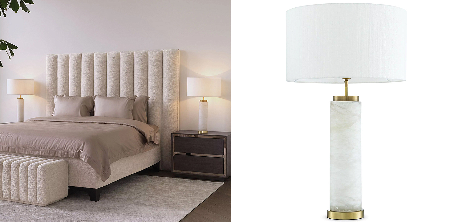 Настольная лампа Eichholtz Table Lamp Lxry Alabaster Настольная лампа Eichholtz Table Lamp Lxry Alabaster - Loft-Concept в Перми