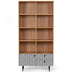 Широкий стеллаж с принтом Elise Rack варинант исполнения - 4 | Loft Concept в Перми