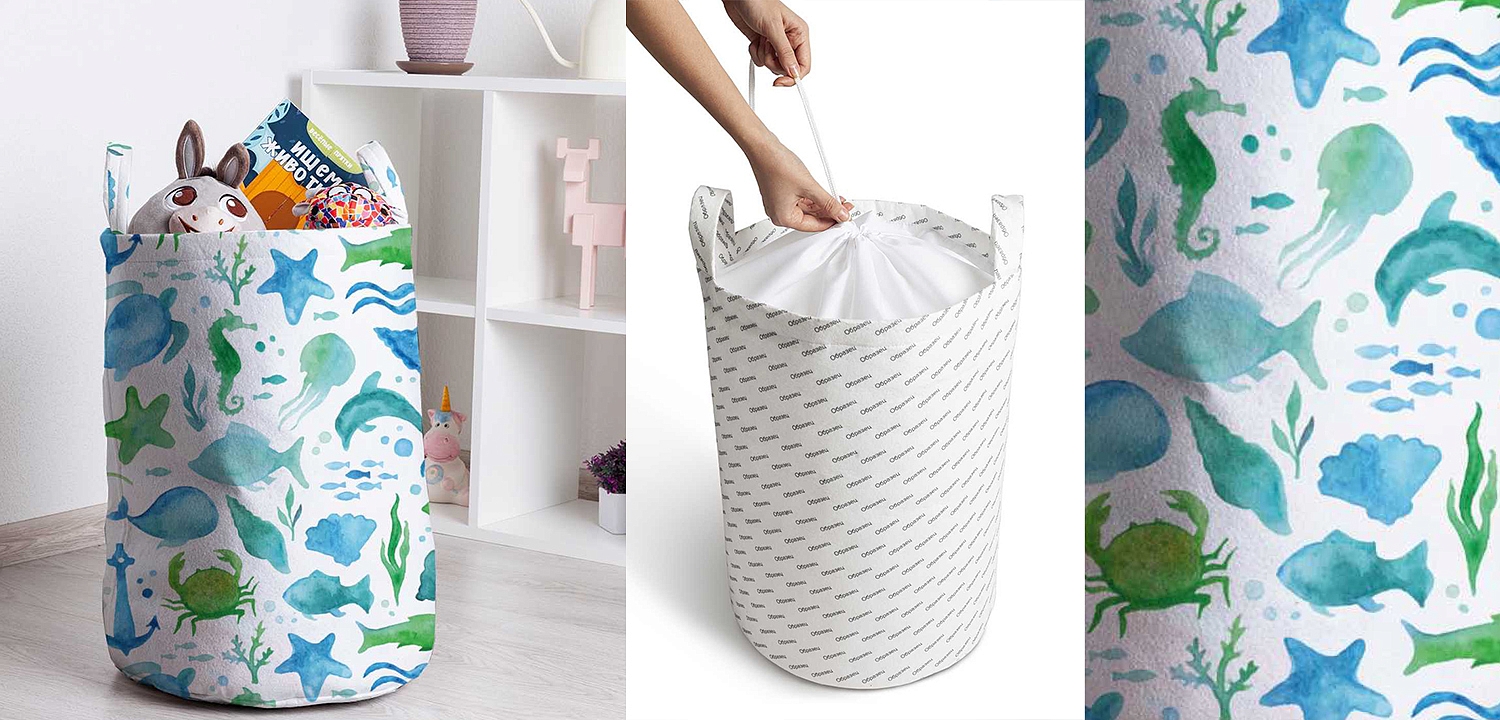 Корзина Marine life Basket Корзина Marine life Basket - Loft-Concept в Перми