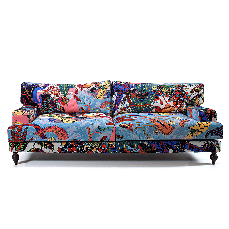 Премиальный Акцентный Диван Simpsons in Paradise Pop Art Sofa Мульти в Перми | Loft Concept 