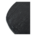 Столик кофейный черного цвета с овальной столешницей и круглым основанием Black Dalmen Table варинант исполнения - 7 | Loft Concept в Перми