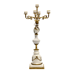 Подсвечник белый Попугай из фарфора с бронзовыми элементами Eden Garden варинант исполнения - 2 | Loft Concept в Перми