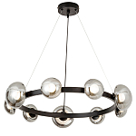 Светодиодная кольцевая люстра IONA Сhandelier black варинант исполнения - 2 | Loft Concept в Перми