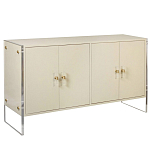 Комод бежевый на прозрачных боковых ножках Stingray Beige Dresser варинант исполнения - 1 | Loft Concept в Перми