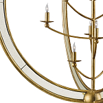 Люстра круглая с состаренными зеркальными элементами на корпусе Sample of Purity варинант исполнения - 1 | Loft Concept в Перми