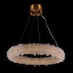 Люстра круглая с натуральным горным хрусталем Crystal Shimmer варинант исполнения - 1 | Loft Concept в Перми