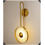 Бра бронзовое с прозрачным стеклянным плафоном Suspension варинант исполнения - 1 | Loft Concept в Перми