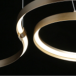 Люстра подвесная светодиодная в виде волнообразной ленты Ribbon Vortex варинант исполнения - 19 | Loft Concept в Перми