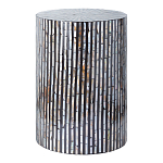 Столик с инкрустацией с перламутровым узором Dominic Black варинант исполнения - 1 | Loft Concept в Перми