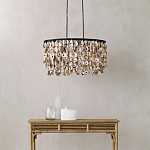 Люстра овальная с подвесками из устричных раковин Sea Ravens варинант исполнения - 4 | Loft Concept в Перми