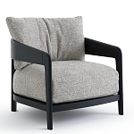 Кресло с каркасом из массива ясеня Deniaud Ash Grey Armchair варинант исполнения - 7 | Loft Concept в Перми