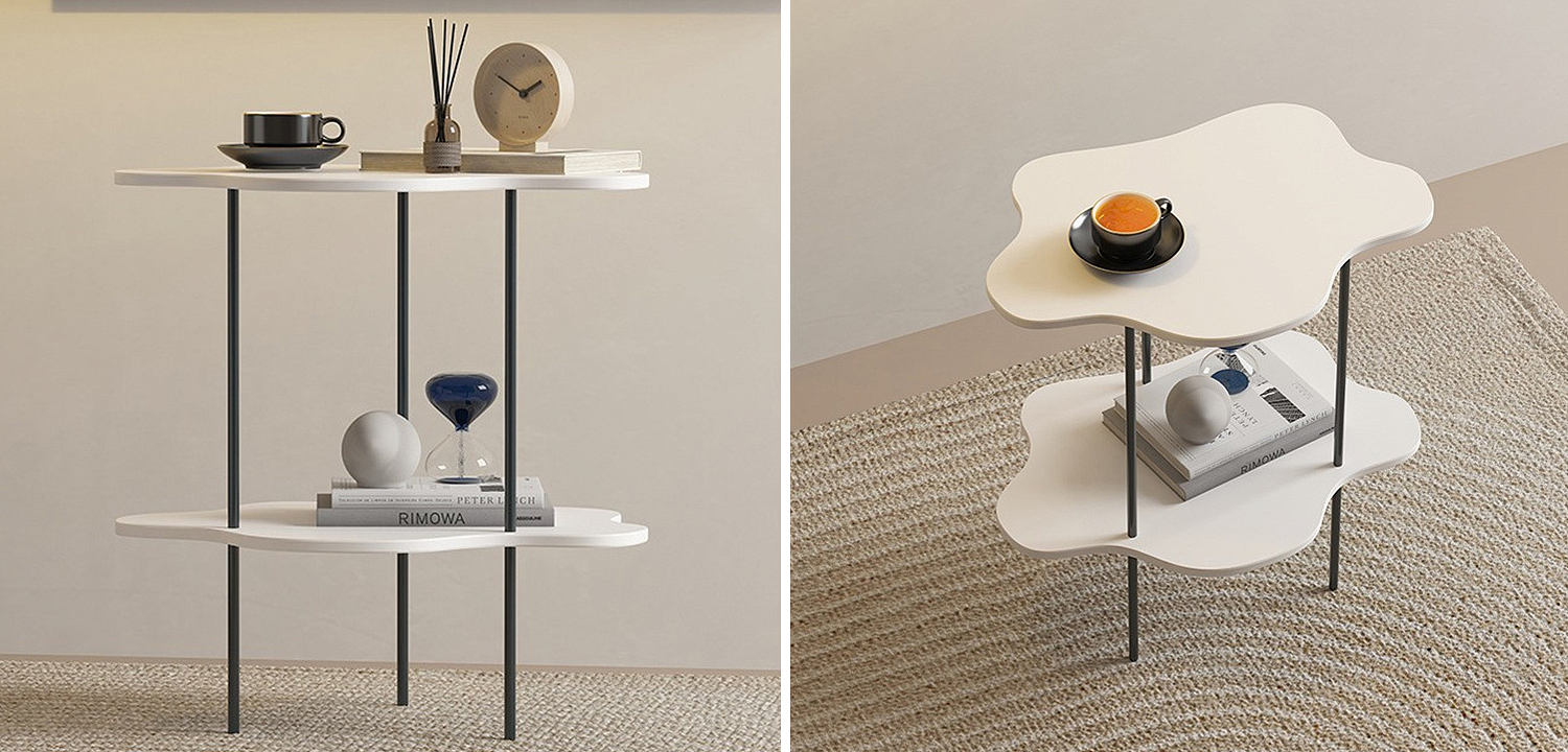 Приставной стол Luc Curved Side Table Приставной стол Luc Curved Side Table - Loft-Concept в Перми