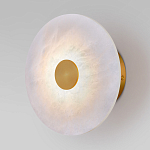 Бра светодиодный с мраморным рассеивателем латунь варинант исполнения - 2 | Loft Concept в Перми