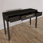 Элегантная Консоль Primo с выдвижным ящиком Темный орех варинант исполнения - 5 | Loft Concept в Перми