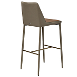 Стул барный с терракотовой обивкой из экокожи Spectacular High Chair варинант исполнения - 2 | Loft Concept в Перми