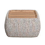 Столик прикроватный мягкий Soft Table from Chenille варинант исполнения - 1 | Loft Concept в Перми