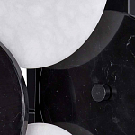 Бра светодиодное из черно-белых дисков Contrast Sample варинант исполнения - 1 | Loft Concept в Перми