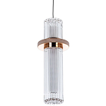Подвесной светильник золото Odile Acrylic Tube Hanging Lamp Gold варинант исполнения - 1 | Loft Concept в Перми