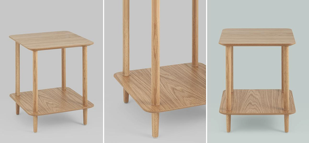 Стол приставной Tree Wilhelm квадратный Стол приставной Tree Wilhelm квадратный - Loft-Concept в Перми