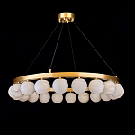 Люстра круглая с сферическими плафонами из натурального камня Phased Spheres варинант исполнения - 1 | Loft Concept в Перми