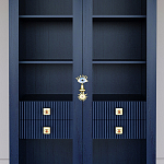 Дизайнерский шкаф витрина Elsa Dreams Blue с 4-мя ящиками варинант исполнения - 2 | Loft Concept в Перми