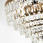 Люстра с прямоугольными хрустальными подвесками Lunet Crystal Rectangulars Chandelier 12 варинант исполнения - 2 | Loft Concept в Перми