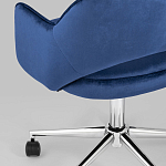 Кресло для компьютерного стола Veloury Blue варинант исполнения - 8 | Loft Concept в Перми