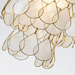 Подвесной светильник с декором из натуральной морской ракушки Iridescent Light варинант исполнения - 6 | Loft Concept в Перми