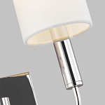 Бра с прямоугольным основанием и 2-мя белыми цилиндрическими льняными абажурами Feiss варинант исполнения - 2 | Loft Concept в Перми