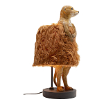 Настольная лампа Цурикат плафон из меха варинант исполнения - 2 | Loft Concept в Перми