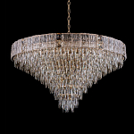 Люстра с каскадом из прозрачного хрусталя Constant Sparks варинант исполнения - 14 | Loft Concept в Перми