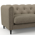 Мебельная ткань Шенилл коричневый цвет 138 см T4-28 варинант исполнения - 6 | Loft Concept в Перми