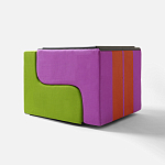 Дизайнерское кресло розовое Poltronova Sofo Rosancio Armchair варинант исполнения - 12 | Loft Concept в Перми