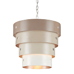 Подвесной светильник фигурный из 4-х широких колец Alternating Rings варинант исполнения - 1 | Loft Concept в Перми