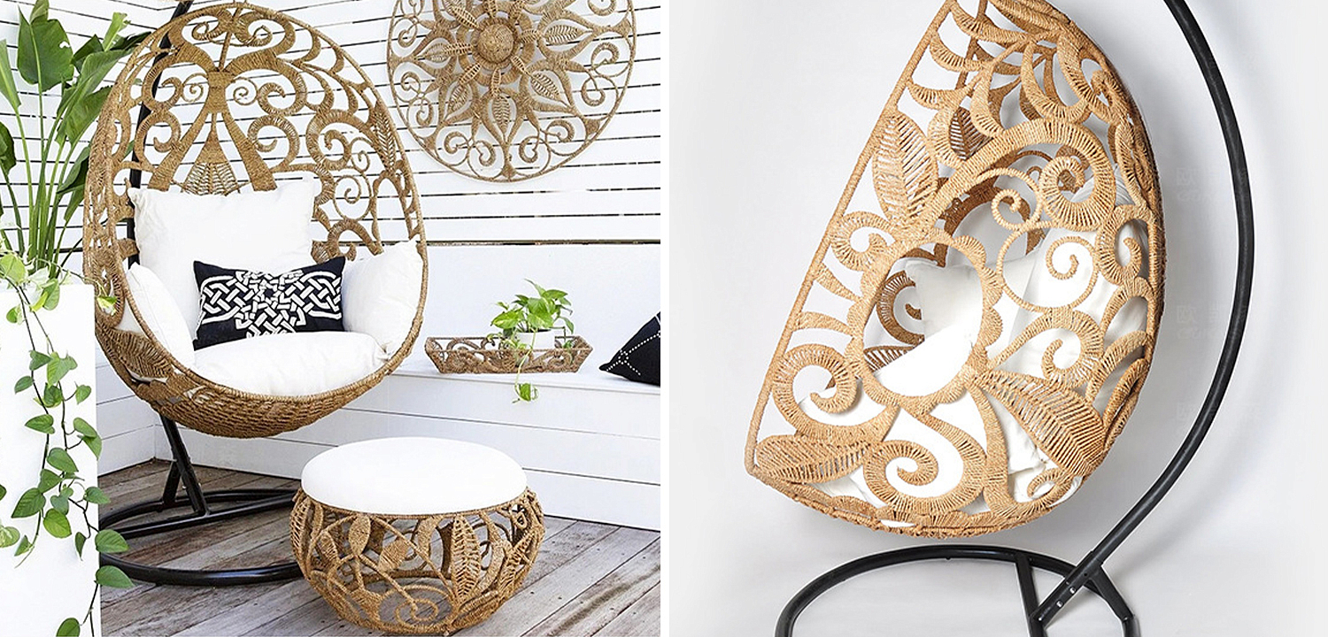 Плетеное кресло Azure Wicker Armchair Плетеное кресло Azure Wicker Armchair - Loft-Concept в Перми