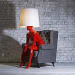Лампа MANNEQUIN LAMP с абажуром девушка на кресле варинант исполнения - 4 | Loft Concept в Перми