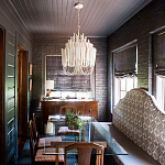 Люстра белая с несколькими ярусами деревянных палочек Bright Wooden Chandelier варинант исполнения - 5 | Loft Concept в Перми