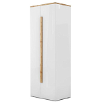 Шкаф платяной с белым глянцевым фасадом Grace of Furniture варинант исполнения - 2 | Loft Concept в Перми