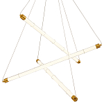 Светодиодная люстра Trumpet Tube Brass  варинант исполнения - 1 | Loft Concept в Перми
