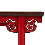 Деревянная консоль в китайском стиле красная Tang Console Table варинант исполнения - 5 | Loft Concept в Перми