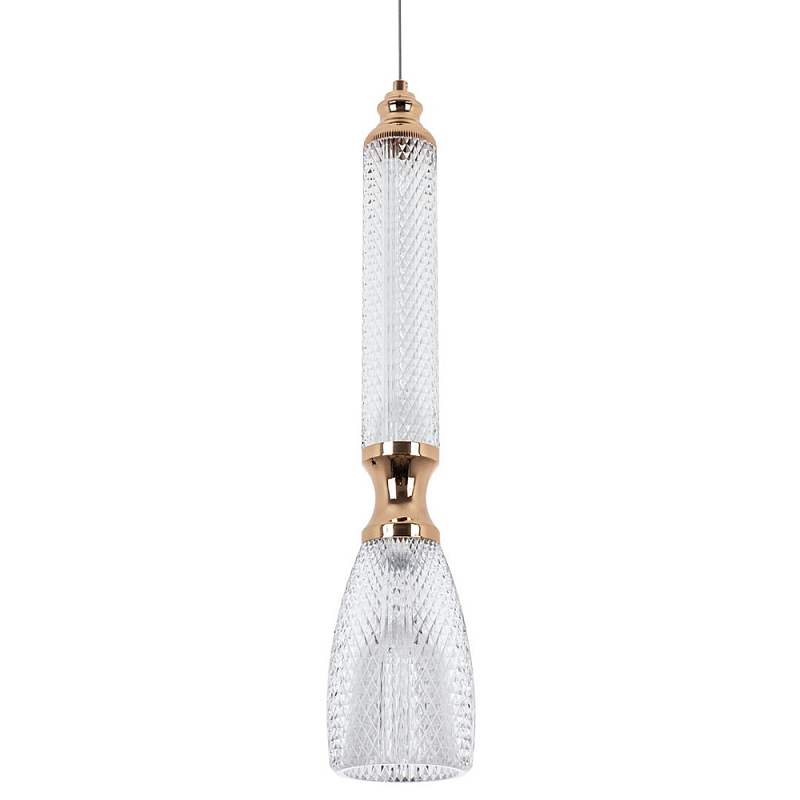 Подвесной светильник Moreau Hanging Lamp Прозрачный Глянцевое золото Подвесной светильник Moreau Hanging Lamp Прозрачный Глянцевое золото в Перми | Loft Concept