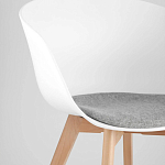 Стул из пластика с мягким сиденьем Eames варинант исполнения - 7 | Loft Concept в Перми